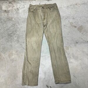 Wrangler Regular Fit Khaki Tan Cargo Work‎ Jeans Men Size 38x34